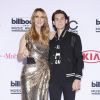 Céline Dion et son fils René Charles Angélil au press room de la soirée Billboard Music Awards à T-Mobile Arena à Las Vegas, le 22 mai 2016 © Mjt/AdMedia via Bestimage