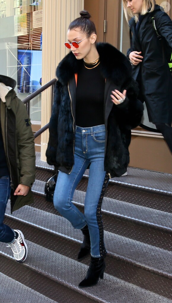 Bella Hadid à New York le 14 novembre 2016.