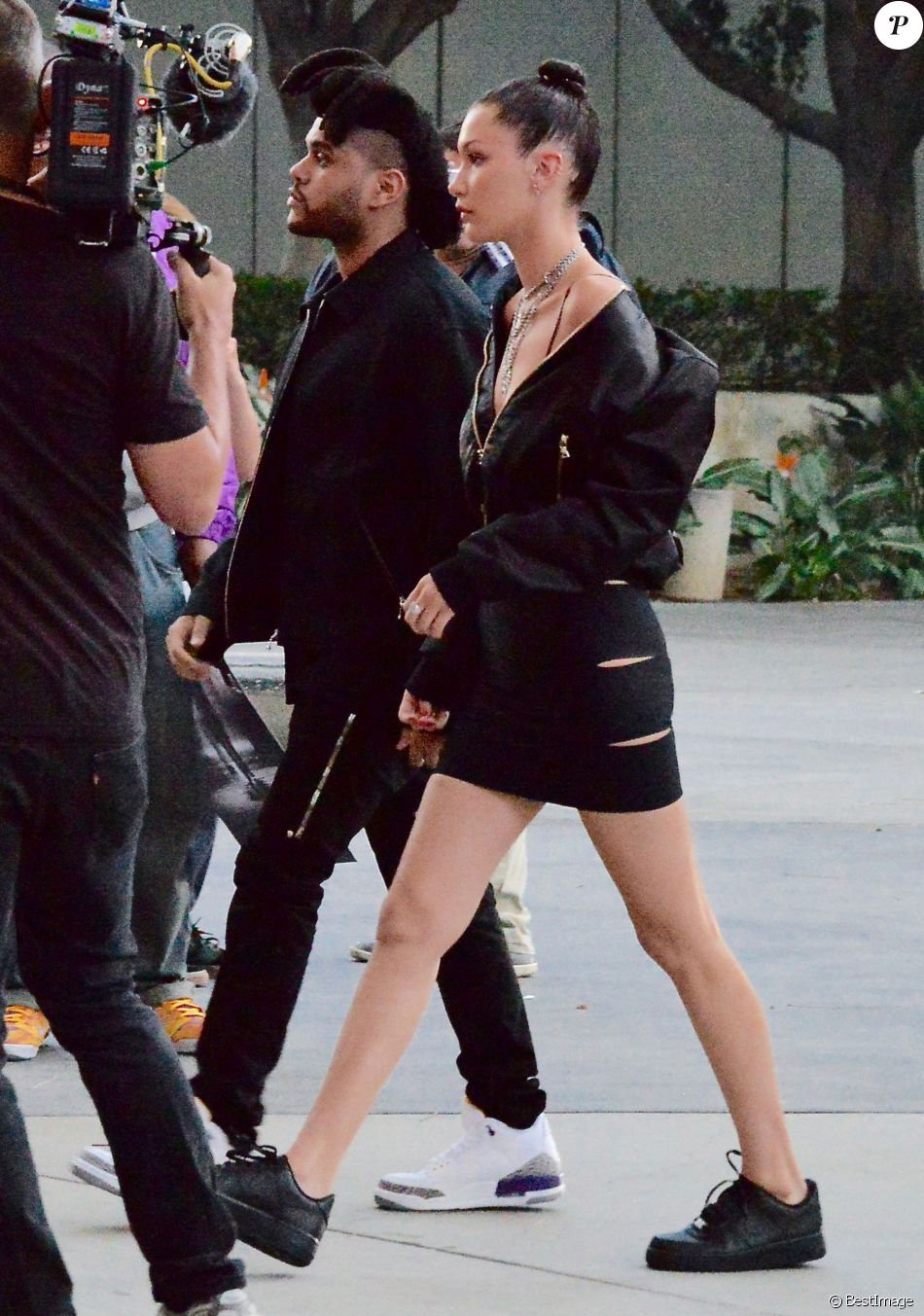 Bella Hadid et son petit ami The Weeknd au match de basket des Lakers