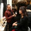 Exclusif - Emmanuel Ramos (Maquilleur star de Caron), Laurie Cholewa - Soirée de présentation de la poudre légendaire Caron à la boutique des parfums Caron à Paris le 29 novembre 2016.