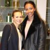 Exclusif - Lorie Pester, Flora Coquerel (Miss France 2014) - Soirée de présentation de la poudre légendaire Caron à la boutique des parfums Caron à Paris le 29 novembre 2016.