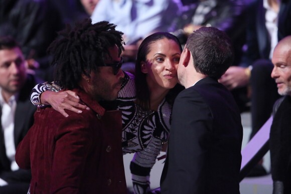 Lenny Kravitz, Noémie Lenoir, Gad Elmaleh - Défilé "Victoria's Secret Paris 2016" au Grand Palais à Paris, le 30 novembre 2016. © Cyril Moreau/Bestimage