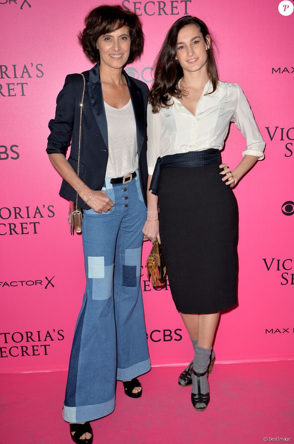 Inès De La Fressange Et Sa Fille Nine D'Urso - Défilé Victoria's Secret ...