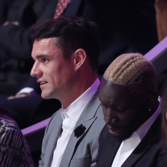 Dan Carter avec sa femme Honor, Mamadou Sakho au défilé "Victoria's Secret Paris 2016" au Grand Palais à Paris, le 30 novembre 2016. © Cyril Moreau/Bestimage Celebrities attend "Victoria's Secret Paris 2016" fashion show held at the Grand Palais in Paris. November 30th, 2016.30/11/2016 - Paris