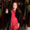 Lindsay Lohan arrive au club "Loulou" à Londres, le 17 novembre 2016.