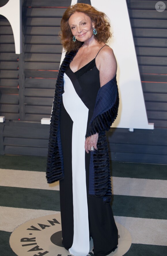 Diane Von Furstenberg -à Hollywood le 28 février 2016.