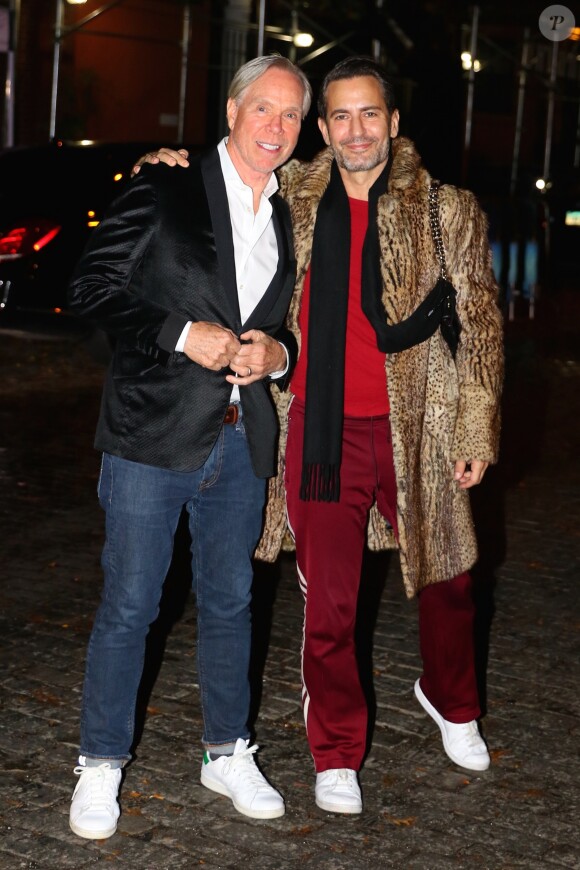 Marc Jacobs et Tommy Hilfiger à New York, le 15 novembre 2016.