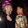 Exclusif - Vincent Cassel et sa compagne Tina Kunakey au VIP Room à Paris, France, le 1 er décembre 2016. © Rachid Bellak/Bestimage