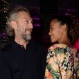 Exclusif - Vincent Cassel et sa compagne Tina Kunakey au VIP Room à Paris, France, le 1 er décembre 2016. © Rachid Bellak/Bestimage