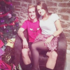 Antoine Griezmann pose avec sa compagne Erika Choperen pour Noël.
