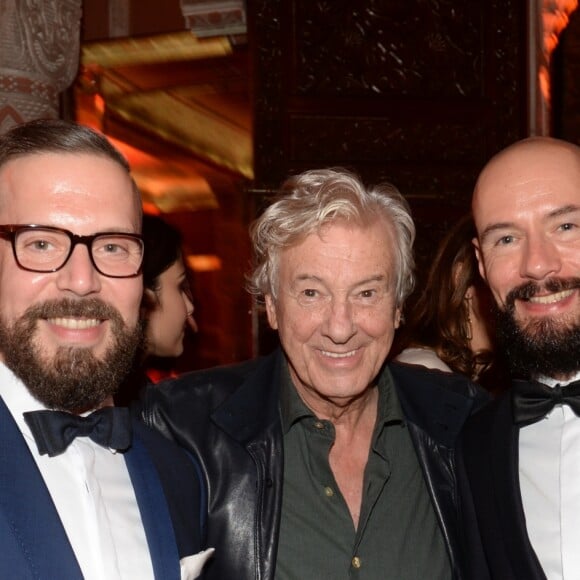 Paul Verhoeven entre Bavo Defurne et Yves Verbraeken - Soirée Dior dans le cadre du de la 16ème édition du Festival International du Film de Marrakech au Palais Soleiman à Marrakech, le 4 décembre 2016. © Rachid Bellak/Bestimage 