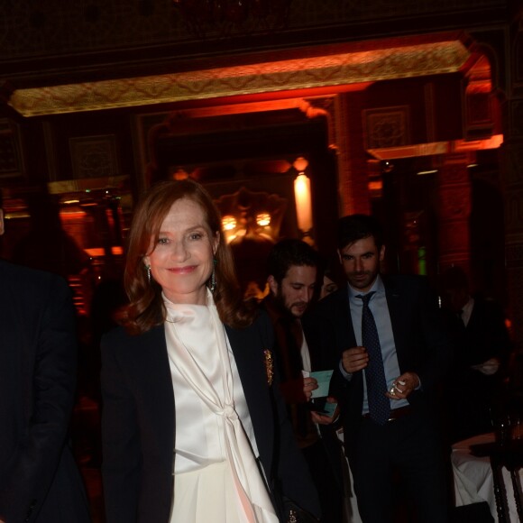 Isabelle Huppert - Soirée Dior dans le cadre du de la 16ème édition du Festival International du Film de Marrakech au Palais Soleiman à Marrakech, le 4 décembre 2016. © Rachid Bellak/Bestimage 