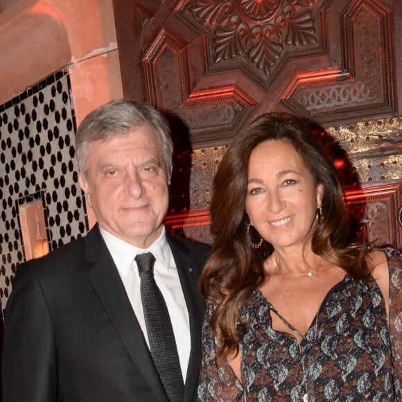 Sidney Toledano et sa femme Katia Toledano - Soirée Dior dans le cadre du de la 16ème édition du Festival International du Film de Marrakech au Palais Soleiman à Marrakech, le 4 décembre 2016. © Rachid Bellak/Bestimage 