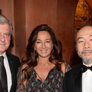 Sidney Toledano et sa femme Katia Toledano, Shinya Tsukamoto - Soirée Dior dans le cadre du de la 16ème édition du Festival International du Film de Marrakech au Palais Soleiman à Marrakech, le 4 décembre 2016. © Rachid Bellak/Bestimage 