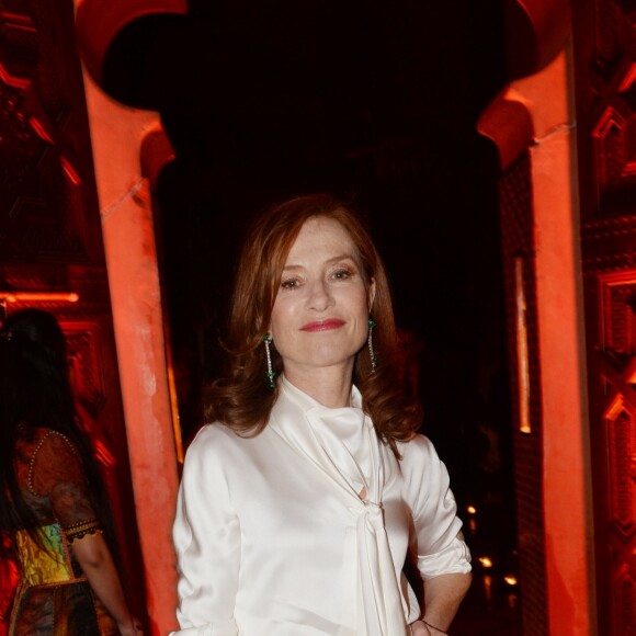 Isabelle Huppert - Soirée Dior dans le cadre du de la 16ème édition du Festival International du Film de Marrakech au Palais Soleiman à Marrakech, le 4 décembre 2016. © Rachid Bellak/Bestimage 