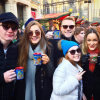 Ronan Keating entouré de sa femme Storm qui est enceinte, et des trois enfants qu'il partage avec son ex-femme Yvonne. Photo publiée sur Instagram le 6 décembre 2016