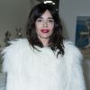 Elodie Bouchez - Présentation du sac "Balloon Dog" de Jeff Koons pour H&M au centre Pompidou à Paris le 9 décembre 2014.
