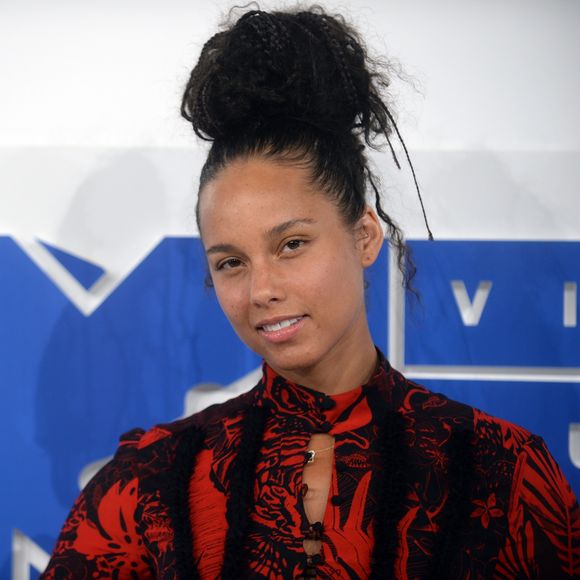 Alicia Keys à la soirée des MTV Video Music Awards 2016 à Madison Square Garden à New York, le 28 aout 2016.