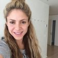 Shakira se montre sans maquillage sur Instagram en févier 2016.