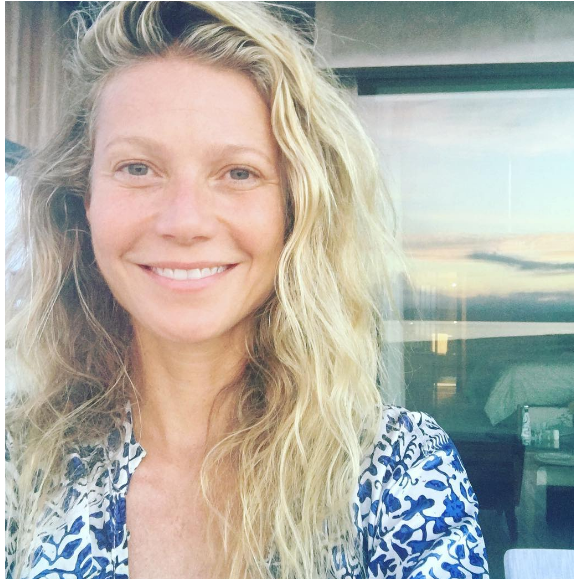 Gwyneth Paltrow se montre sans maquillage sur Instagram en septembre 2016, à l'occasion de son 44ème anniversaire.