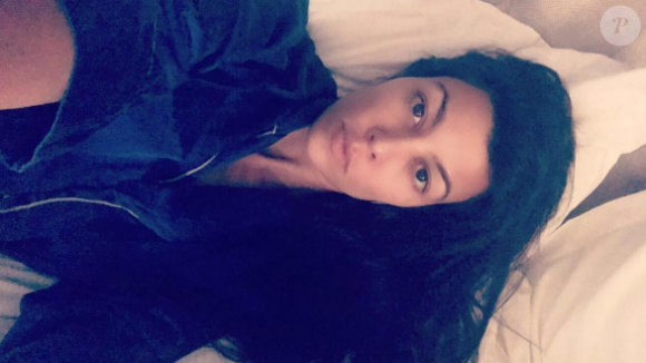 Kourtney Kardashian se montre sans maquillage sur Instagram en novembre 2016.