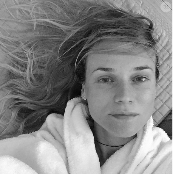 Diane Krüger se montre sans maquillage sur Instagram en juin 2016.