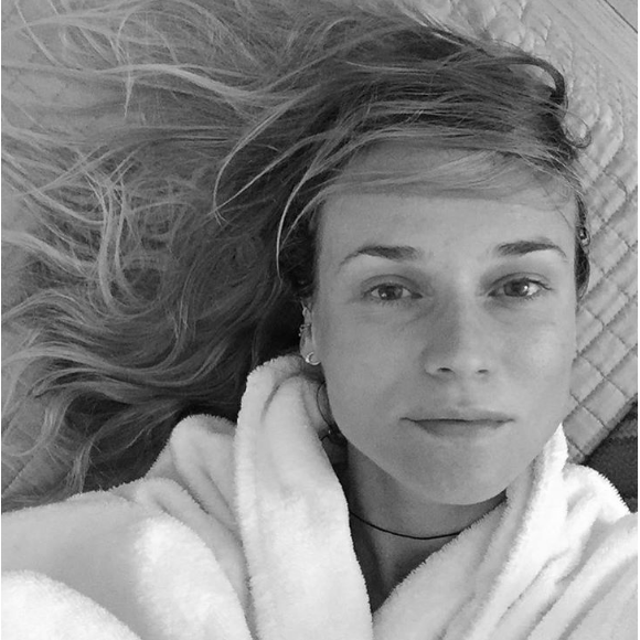 Diane Krüger se montre sans maquillage sur Instagram en juin 2016.