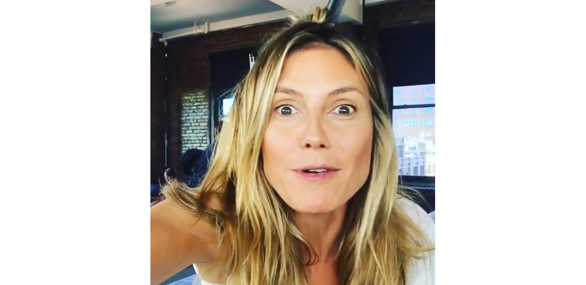 Photo Heidi Klum Se Montre Sans Maquillage Sur Instagram En Novembre 2016 Purepeople 