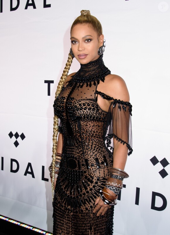 Beyonce lors de la soirée Tidal X à New York le 15 octobre 2016.