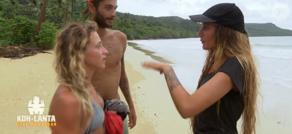 Candice, Benoît et Jesta - "Koh-Lanta, L'île au trésor", le 25 novembre 2016 sur TF1.