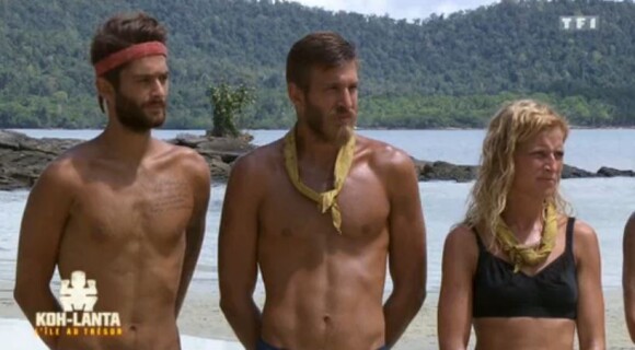 Benoît, Freddy et Ludivine - "Koh, Lanta, L'île au trésor", 3 décembre 2016, sur TF1