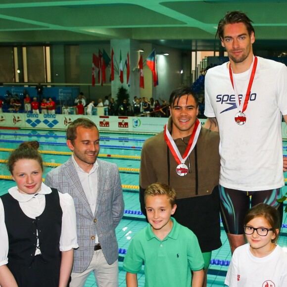 Camille Lacourt remporte le 50m homme aux finales du Mare Nostrum, le XXXIVeme meeting international de natation de Monte Carlo à la piscine du Stade Louis II le 5 juin 2016. © Olivier Huitel / Pool Monaco / Bestimage