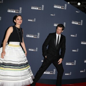 Guillaume Canet et Marion Cotillard - Photocall de la 40e cérémonie des César au théâtre du Châtelet à Paris. Le 20 février 2015