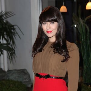 Nolwenn Leroy - Arrivées au diner de la mode pour le Sidaction au pavillon d'Armenonville à Paris le 24 Janvier 2013.