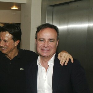 Michel Polnareff, Vincent Perrot, Fabien Lecoeuvre - Michel Polnareff sur l'émission de Vincent Perrot "Stop ou Encore" sur RTL à Paris le 23 novembre 2016.