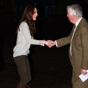 La duchesse Catherine de Cambridge célébrait le 14 décembre 2016 les 100 ans de l'association de scouts des Louveteaux à King's Lynn, dans le Norfolk.