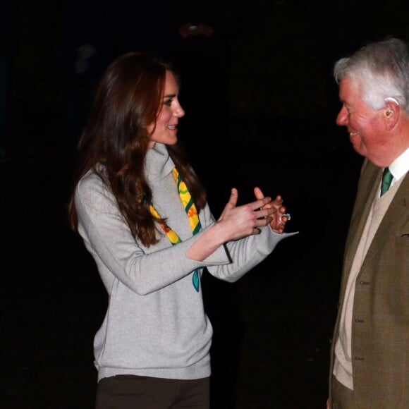 La duchesse Catherine de Cambridge célébrait le 14 décembre 2016 les 100 ans de l'association de scouts des Louveteaux à King's Lynn, dans le Norfolk.