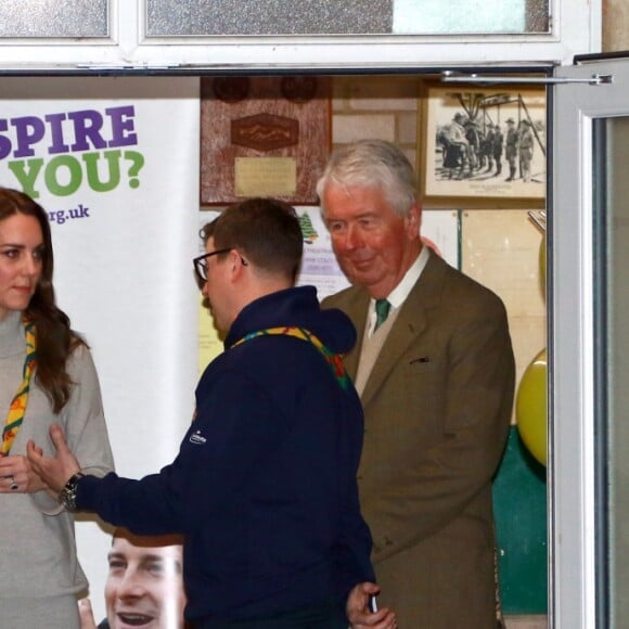 La duchesse Catherine de Cambridge célébrait le 14 décembre 2016 les 100 ans de l'association de scouts des Louveteaux à King's Lynn, dans le Norfolk.