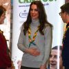 La duchesse Catherine de Cambridge célébrait le 14 décembre 2016 les 100 ans de l'association de scouts des Louveteaux à King's Lynn, dans le Norfolk.