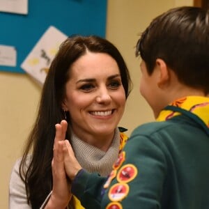 La duchesse Catherine de Cambridge a participé à plusieurs activités le 14 décembre 2016 pour les 100 ans de l'association de scouts des Louveteaux à King's Lynn, dans le Norfolk.