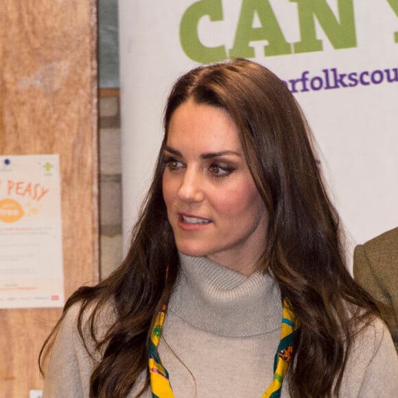 La duchesse Catherine de Cambridge fêtait le 14 décembre 2016 les 100 ans de l'association de scouts des Louveteaux à King's Lynn, dans le Norfolk.