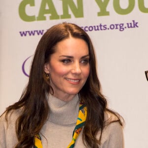 La duchesse Catherine de Cambridge fêtait le 14 décembre 2016 les 100 ans de l'association de scouts des Louveteaux à King's Lynn, dans le Norfolk.