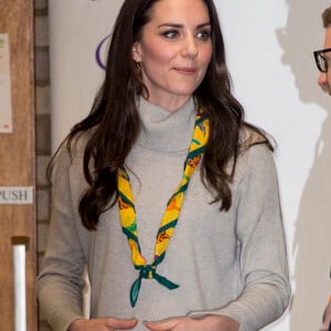 La duchesse Catherine de Cambridge fêtait le 14 décembre 2016 les 100 ans de l'association de scouts des Louveteaux à King's Lynn, dans le Norfolk.