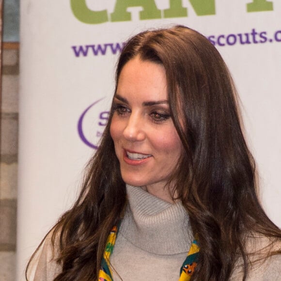 La duchesse Catherine de Cambridge fêtait le 14 décembre 2016 les 100 ans de l'association de scouts des Louveteaux à King's Lynn, dans le Norfolk.