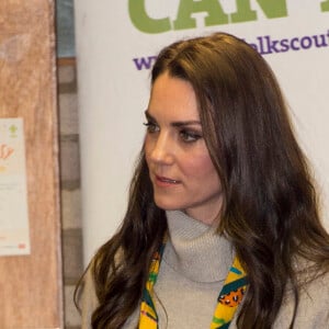 La duchesse Catherine de Cambridge fêtait le 14 décembre 2016 les 100 ans de l'association de scouts des Louveteaux à King's Lynn, dans le Norfolk.