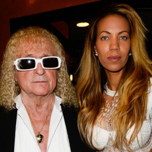 Michel Polnareff, sa compagne Danyellah - People assistent au concert de Michel Polnareff à l'Olympia à Paris le 14 juillet 2016.