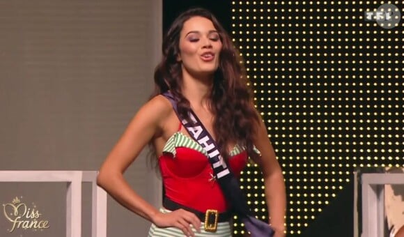 Miss Tahiti 2016 : Vaea Ferrand - Les 12 demi-finalistes du concours Miss France 2017. Sur TF1, le 17 décembre 2016. 