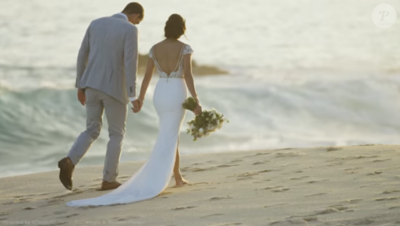 Mariage de Michael et Nicole Phelps à Cabo San Lucas, au Mexique, le 29 octobre 2016.