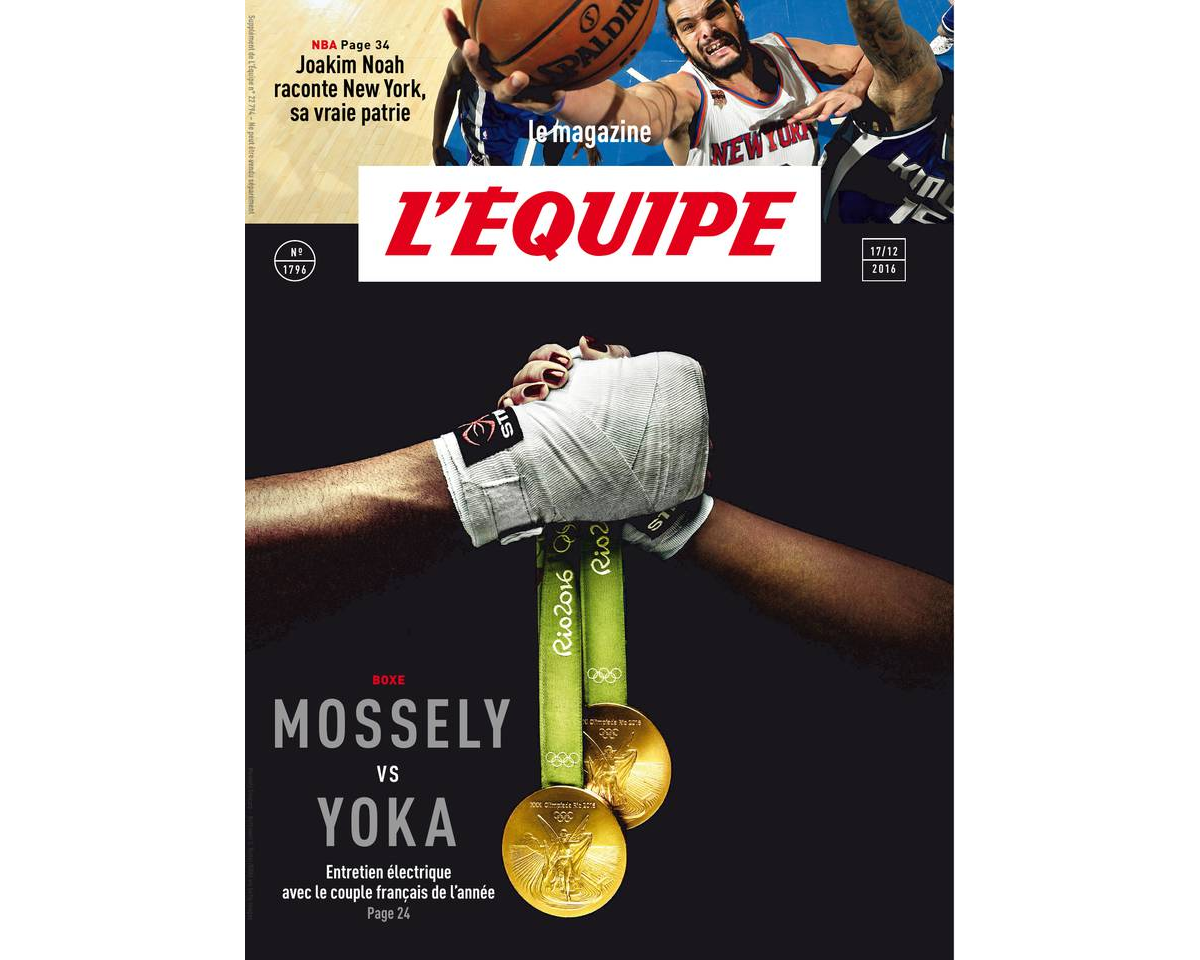 Photo : Couverture de "L'Equipe le magazine" du 17 décembre 2016