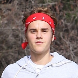 Justin Bieber fait du jogging sur les hauteurs de Los Angeles, le 13 décembre 2016.